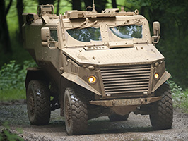 Foxhound light protected patrol vehicle